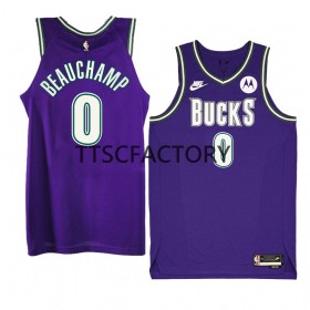 Dres Milwaukee Bucks MarJon Beauchamp 0 Nike 2022-23 Classic Edition Ljubičasta Swingman - Muške